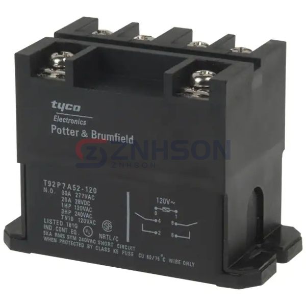 T92P7D52-12 General Purpose Relay | 30A Power Relay | TE Connectivity