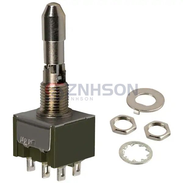 M2022LL1W01 Toggle Switch: High-Quality DPDT Panel Mount Switch by NKK Switches